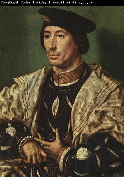 GOSSAERT, Jan (Mabuse) Portrait of Baudouin of Burgundy sg